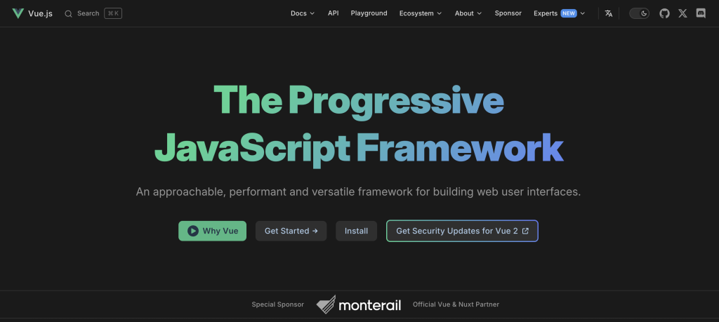 librería de javascript - vuejs