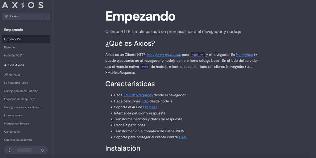 Axios - mejores librerías JavaScript