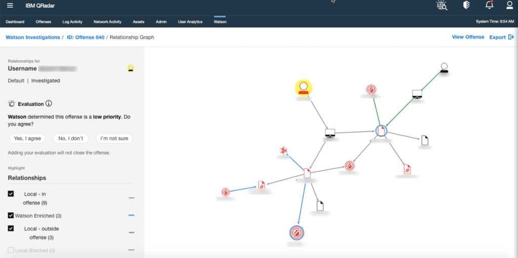 Herramientas de IA para Ciberseguridad 5 QRadar Advisor
