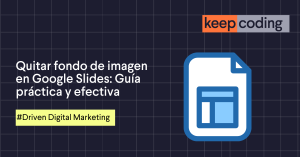 Quitar fondo de imagen en Google Slides