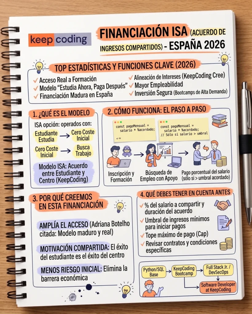 Consigue tu trabajo ideal: Estudia tech y paga cuando estés contratado, con la financiación ISA 1 trabajo ideal