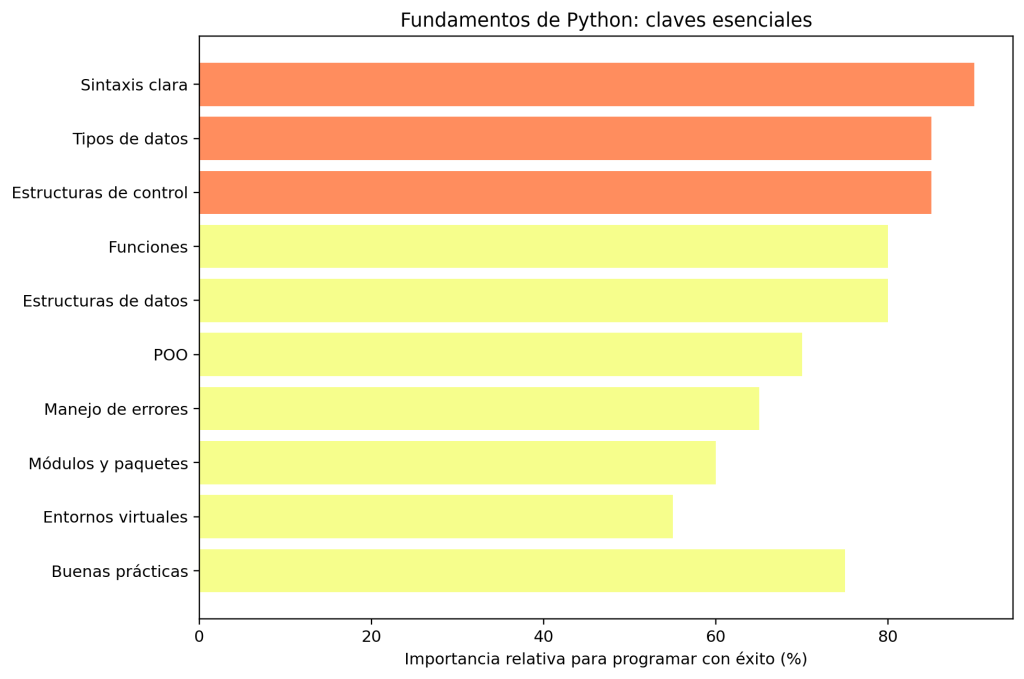Fundamentos de Python: 10 Claves esenciales para programar con éxito 1 Fundamentos de Python