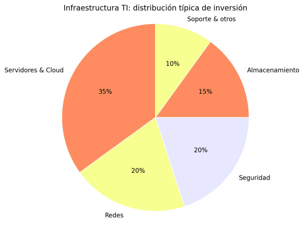 ¿Qué es la infraestructura TI? Guía esencial para empresas modernas 1 infraestructura TI