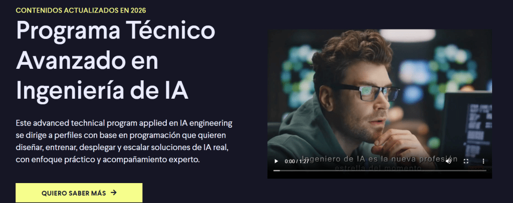 LLMOps: qué es, por qué no es lo mismo que MLOps y cómo aplicarlo en tu equipo 3 Programa Técnico Avanzado en Ingeniería de IA